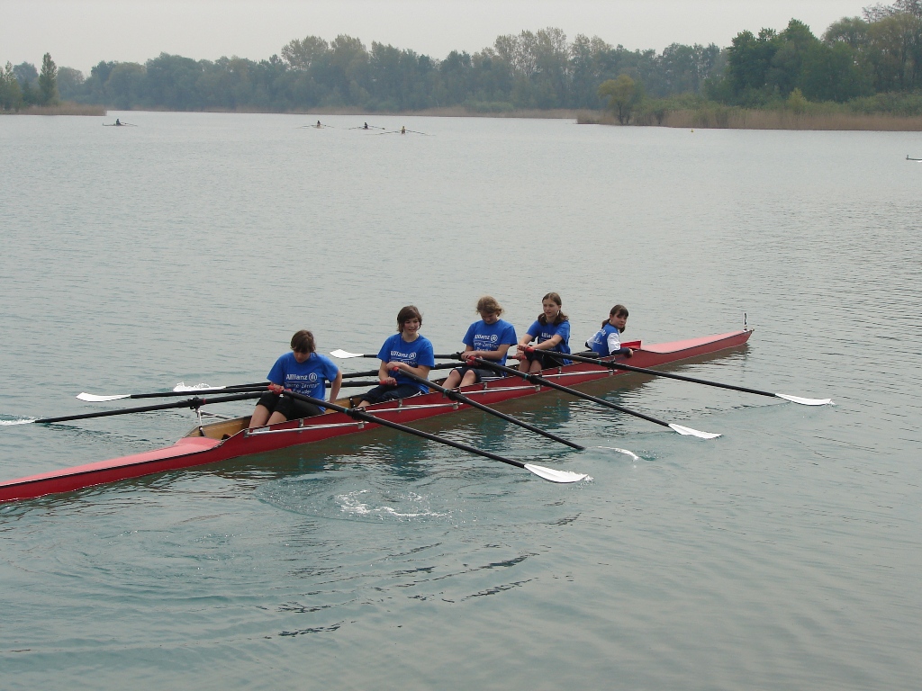 Vierer mit Steuermann bei der Sachsenmeisterschaft in Eilenburg